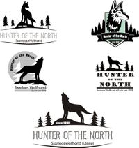 Logoentwicklung Hunter of the North Hundezucht